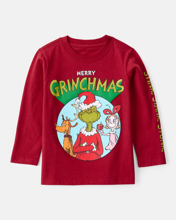 Toddler Dr. Seuss&trade; The Grinch Long-Sleeve Graphic Tee - Red, 