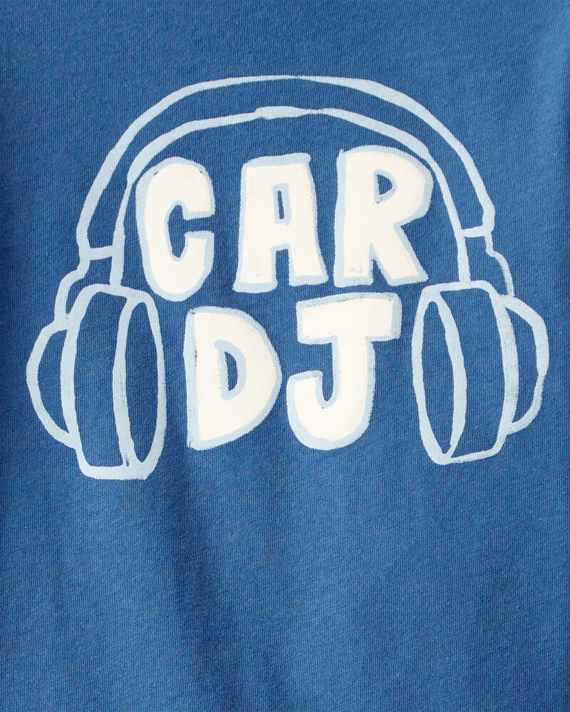 Toddler Boy Car DJ Long-Sleeve Graphic Tee - Blue, image 2 of 3 slides