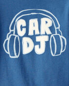 Toddler Boy Car DJ Long-Sleeve Graphic Tee - Blue, image 2 of 3 slides