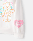 Girls 2-Piece Care Bears Pullover Hoodie & Active Pants Set - White, image 4 of 9 slides