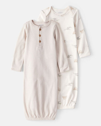 Baby 2-Pack Sleeper Gowns, 