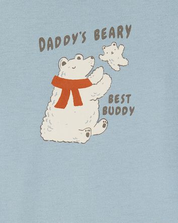 Baby Boy Polar Bear Long-Sleeve Bodysuit, 