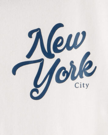 Girls New York Long-Sleeve Graphic Tee - White, 