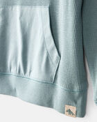 Toddler Boy Waffle Knit Long-Sleeve Tee & Pant Set - Green, image 2 of 4 slides