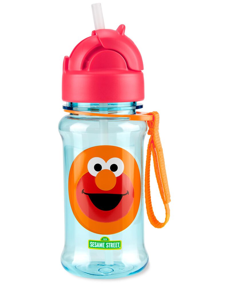 Sesame Street Little Kid Backpack Straw Bottle & Snack Cup Set - Elmo, image 8 of 8 slides