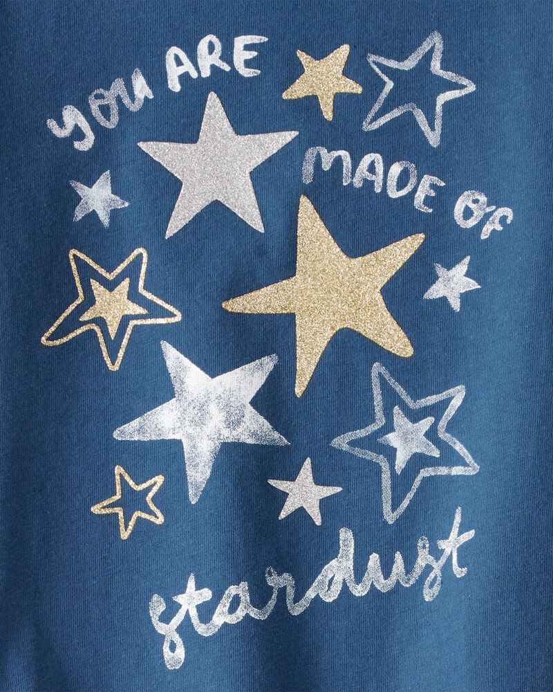 Toddler Girl Stardust Short-Sleeve Graphic Tee - Blue, image 2 of 3 slides