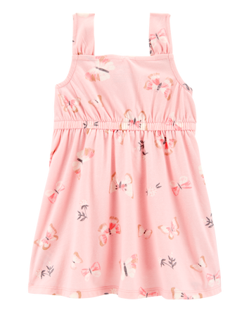 Baby Butterfly Tank Dress - Pink, 