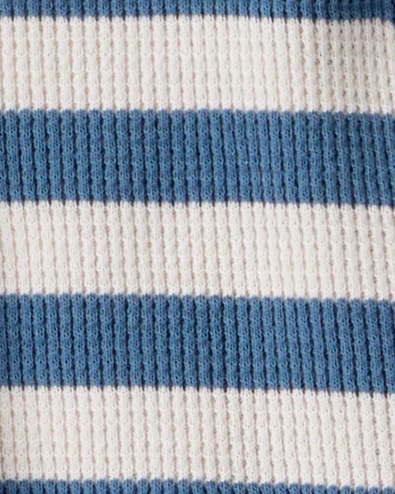 Toddler Boy 2-Pack Waffle Knit Long-Sleeve Tees Made with Organic Cotton, image 3 of 5 slides