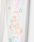 Girls 2-Piece Care Bears Pullover Hoodie & Active Pants Set - White, image 7 of 9 slides