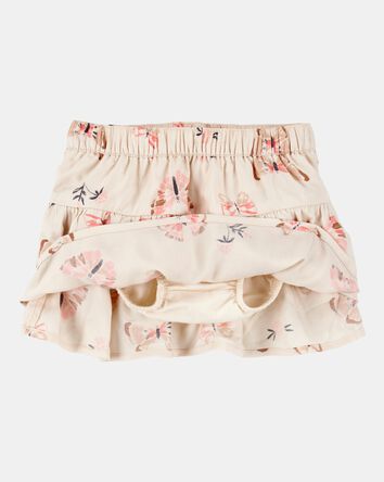 Baby Butterfly Pull-On Ruffle Skort, 