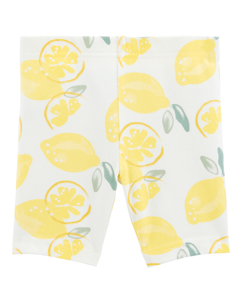 Toddler 2-Piece Lemon Tank & Bike Shorts Set - Yellow/White
, image 6 of 8 slides