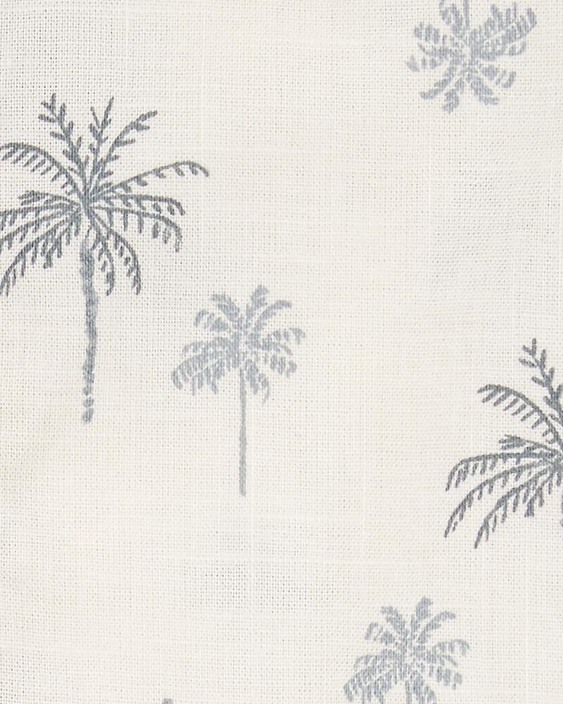 Baby Palm Tree Cotton Romper, image 2 of 3 slides