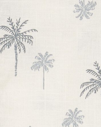Baby Palm Tree Cotton Romper, 