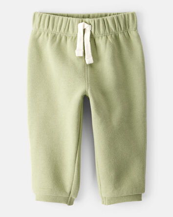 Baby Boy DayDream Fleece Pull-On Pants - Green, 