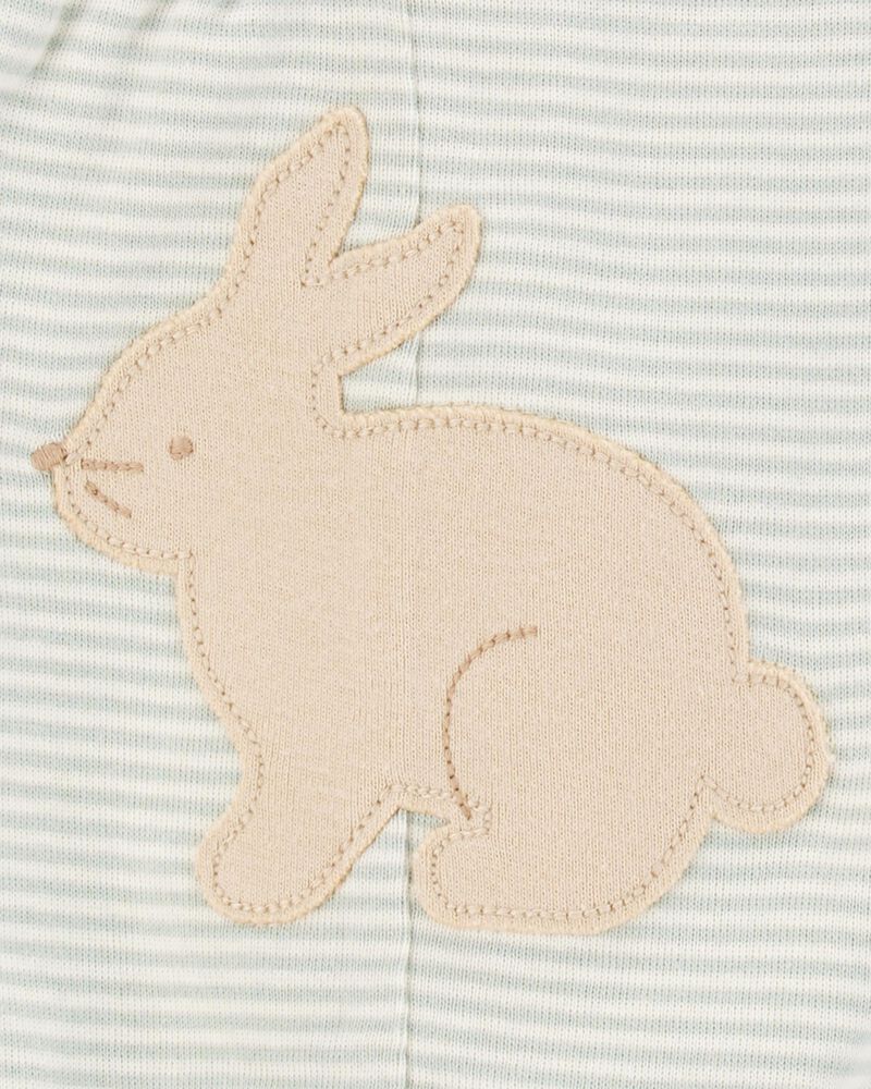 Baby 3-Piece My First Easter Teething Bib & Bodysuit Pant Set, image 6 of 7 slides