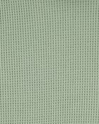 Baby 2-Piece Waffle Knit Hooded Pullover & Drawsting Shorts Set - Green, image 3 of 7 slides