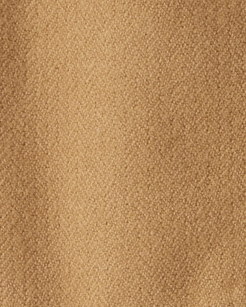 Toddler Boy  Herringbone Woven Pull-On Jogger - Brown, image 5 of 6 slides