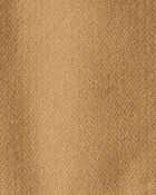 Toddler Boy  Herringbone Woven Pull-On Jogger - Brown, image 5 of 6 slides