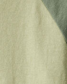 Toddler Boy Long-Sleeve Raglan Tee - Green, image 2 of 3 slides