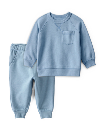 Toddler Boy 2-Piece DayDream Fleece Fleece Sweatshirt & Joggers Set - Blue, 
