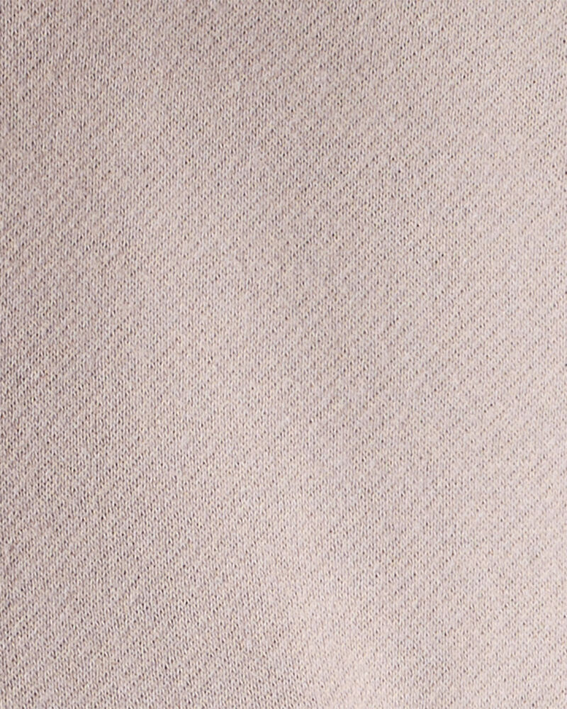 Baby Girl 2-Piece DayDream Fleece Quarter-Zip Pullover Sweatshirt & Joggers Set - Brown, image 3 of 6 slides