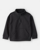 Toddler Boy DayDream Fleece Quarter Zip Sweatshirt - Black, image 1 of 3 slides