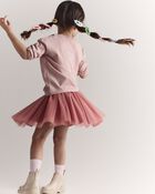 Toddler Girl Avenue Twirl&trade; Mini Skirt with Tulle - Pink, image 4 of 6 slides