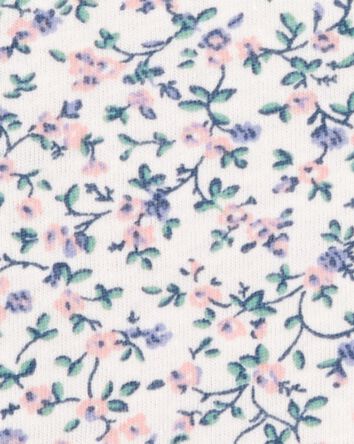 Toddler Short-Sleeve Floral Fashion Top, 