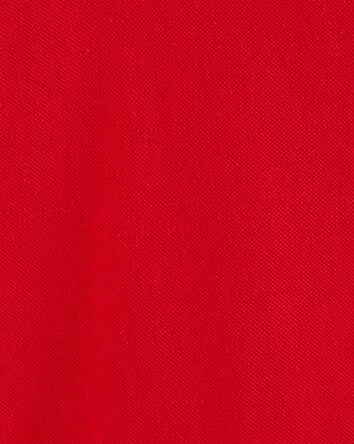 Boys Piqu&eacute; Uniform Polo - Red, 