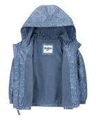 Toddler Boy Fleece-Lined Midweight Jacket - Blue, image 2 of 3 slides