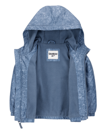Toddler Boy Fleece-Lined Midweight Jacket - Blue, 