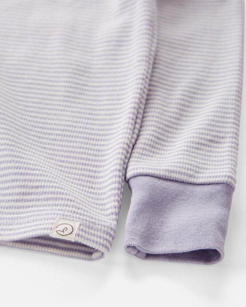 Toddler Girl Organic Cotton 2-Piece Pajamas Set, image 2 of 4 slides