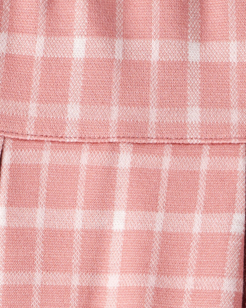 Girls 3-Piece Button-Front Shirt, Sweater Vest & Plaid Skort Set - Multi, image 8 of 9 slides