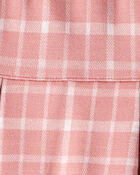 Girls 3-Piece Button-Front Shirt, Sweater Vest & Plaid Skort Set - Multi, image 8 of 9 slides