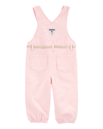 Baby Hickory Stripe Overalls, 