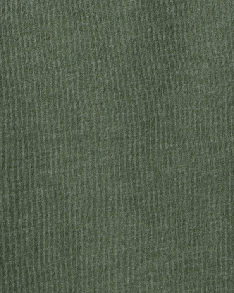 Toddler Boy Long-Sleeve Pocket Tee - Dark Green, image 2 of 3 slides