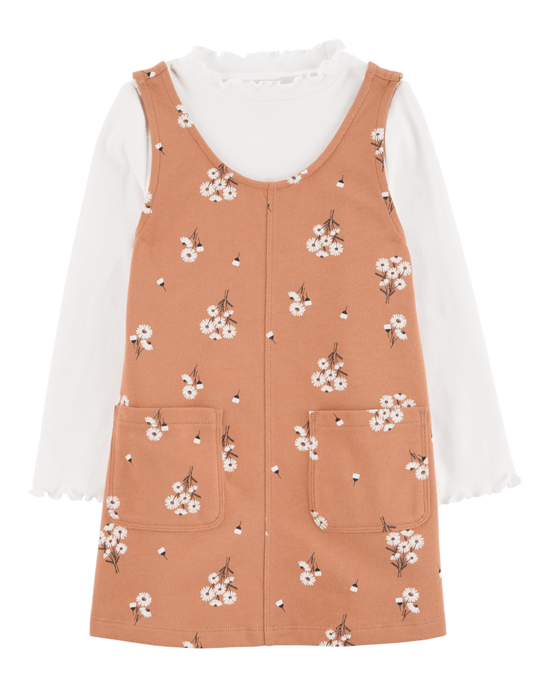 Toddler 2-Piece Floral Dress Set, image 1 of 6 slides