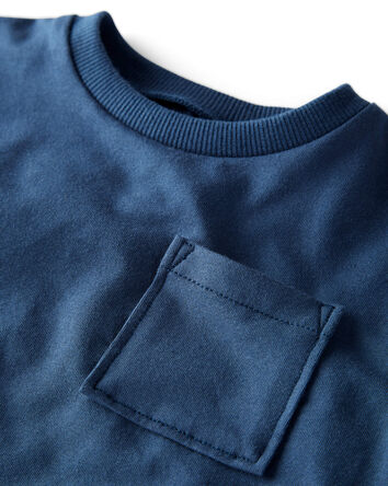 Boys 3-Pack Organic Cotton Long-Sleeve Stretch Jersey Tees, 