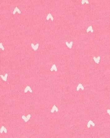 Toddler Girl Hearts Peplum Short-Sleeve Tee - Pink, 