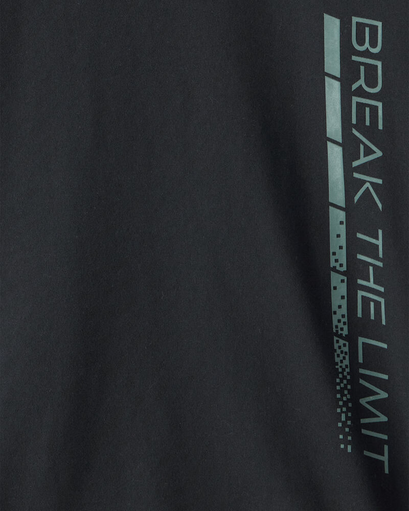 Boys 2-Piece Graphic Tee & Active Joggers Set - Black/Green, image 3 of 6 slides