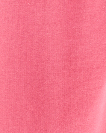 Girls Cotton Stretch Leggings - Pink, 