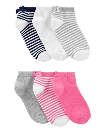 Kid 6-Pack No-Show Socks, 