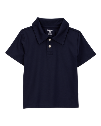 Toddler 3-Pack Active Uniform Polo Shirts in Moisture Wicking BeCool&trade; Fabric - Navy, 