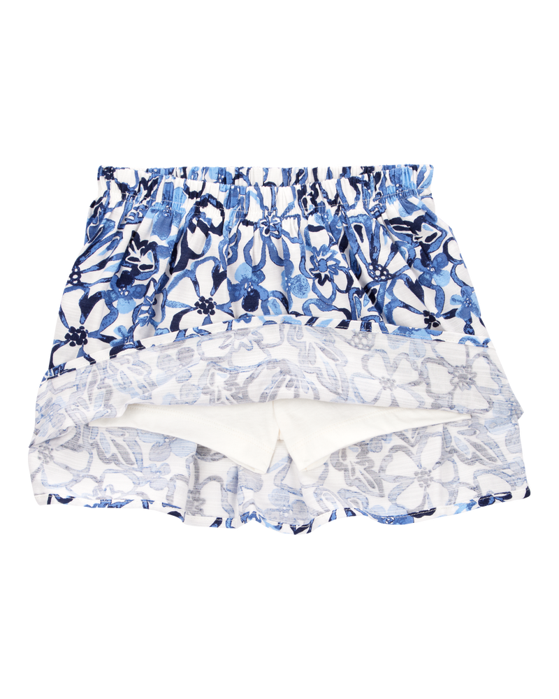 Toddler 2-Piece Floral Fashion Top & Skort Set, image 6 of 8 slides