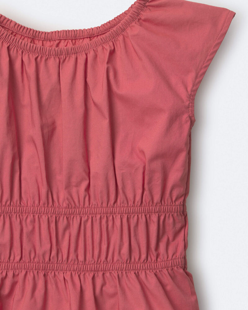 Toddler Girl Elastic Waist Peplum Top - Rose, image 6 of 6 slides