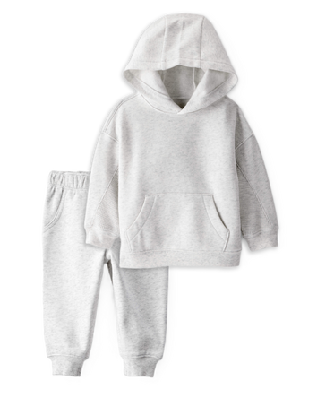 Toddler Boy 2-Piece DayDream Fleece Long-Sleeve Hoodie & Joggers Set - Grey, 