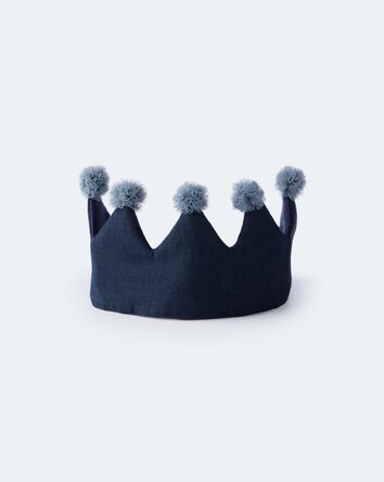 Toddler Crown Party Hat - Navy, 