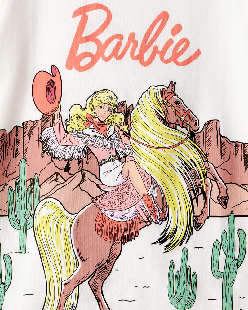 Toddler Girl Barbie Western Cowgirl Short-Sleeve Graphic Tee - White, image 2 of 2 slides