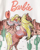 Toddler Girl Barbie Western Cowgirl Short-Sleeve Graphic Tee - White, image 2 of 2 slides