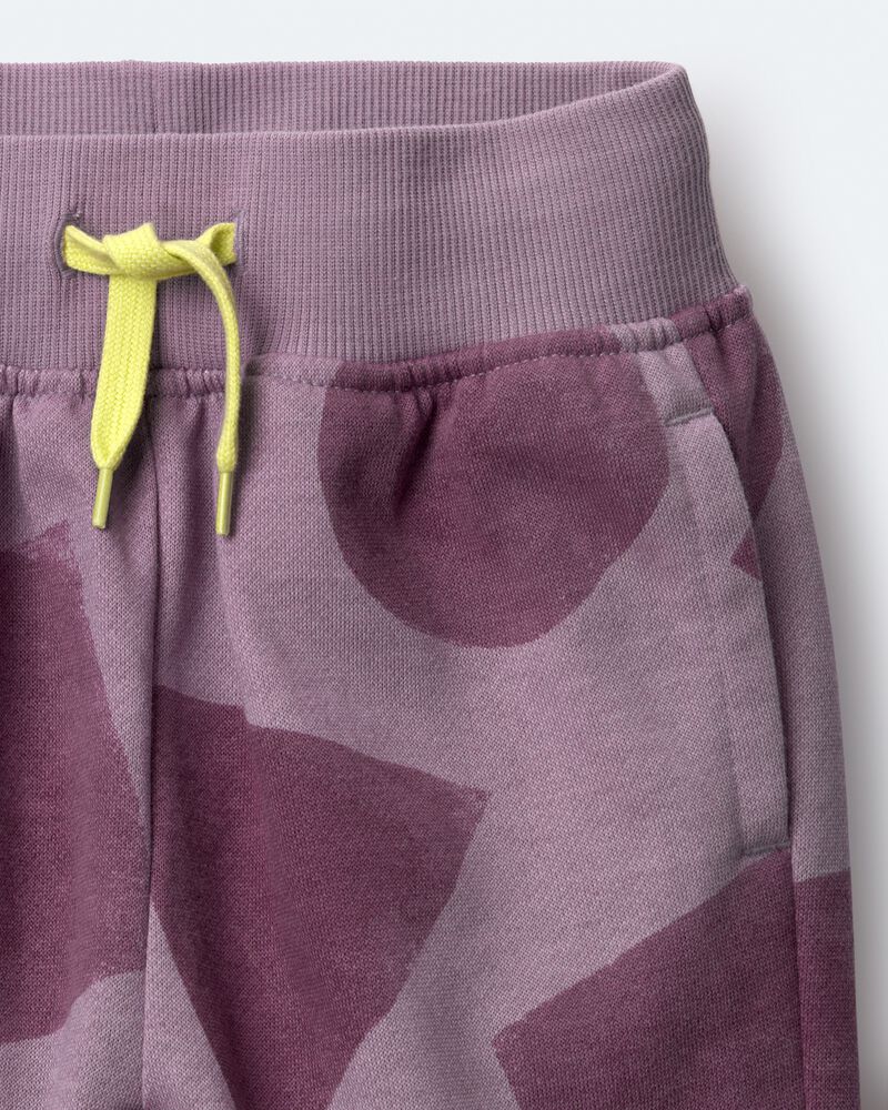 Toddler City Park&trade; Jogger Pant with Shapes - Mauve, image 7 of 7 slides